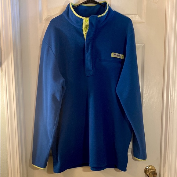 Columbia PFG Blue Pullover - Picture 3 of 12